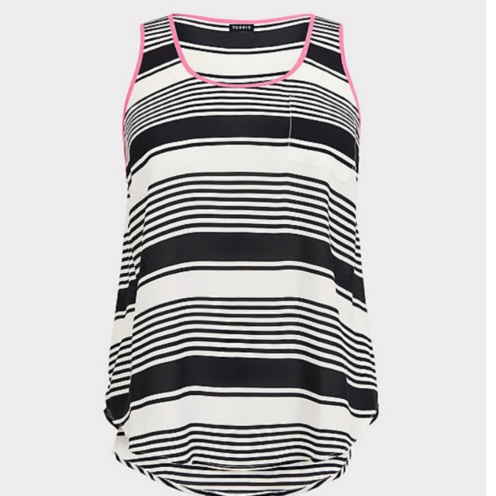 Torrid Striped Tank - Picture 2 of 8